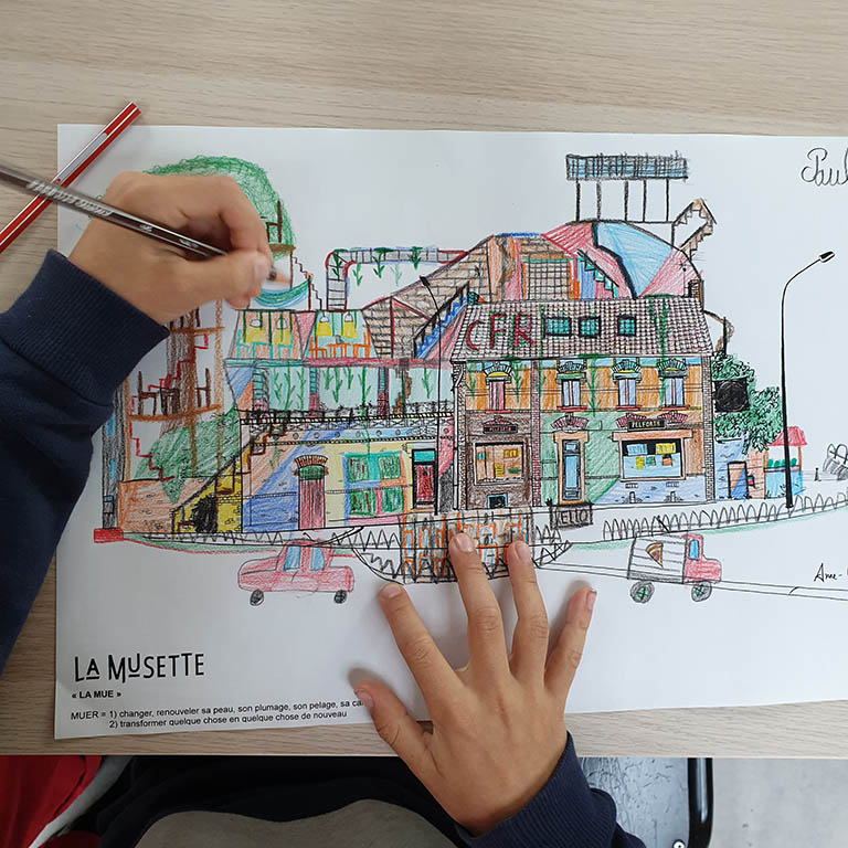 Atelier pedagogique – Sensibilisation à l’architecture Lille Art plastique